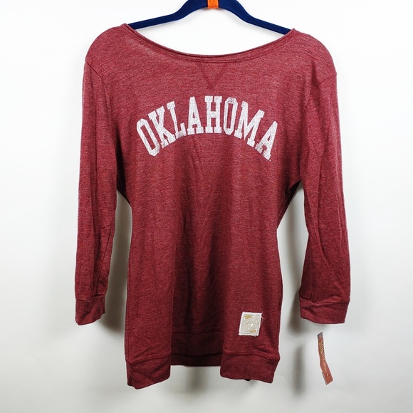 NWT Oklahoma Collegiate Licensed Long Sleeve Tee - Picture 1 of 4